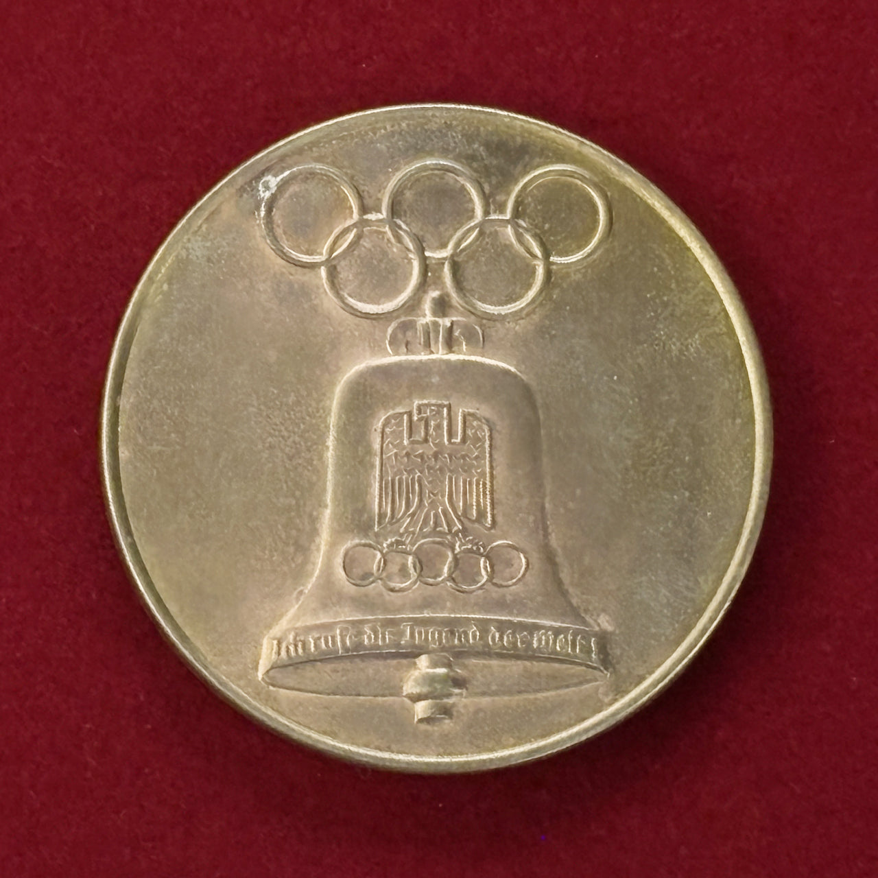 ドイツ】1936年ベルリンオリンピック記念 真鍮製スタックメダル［C