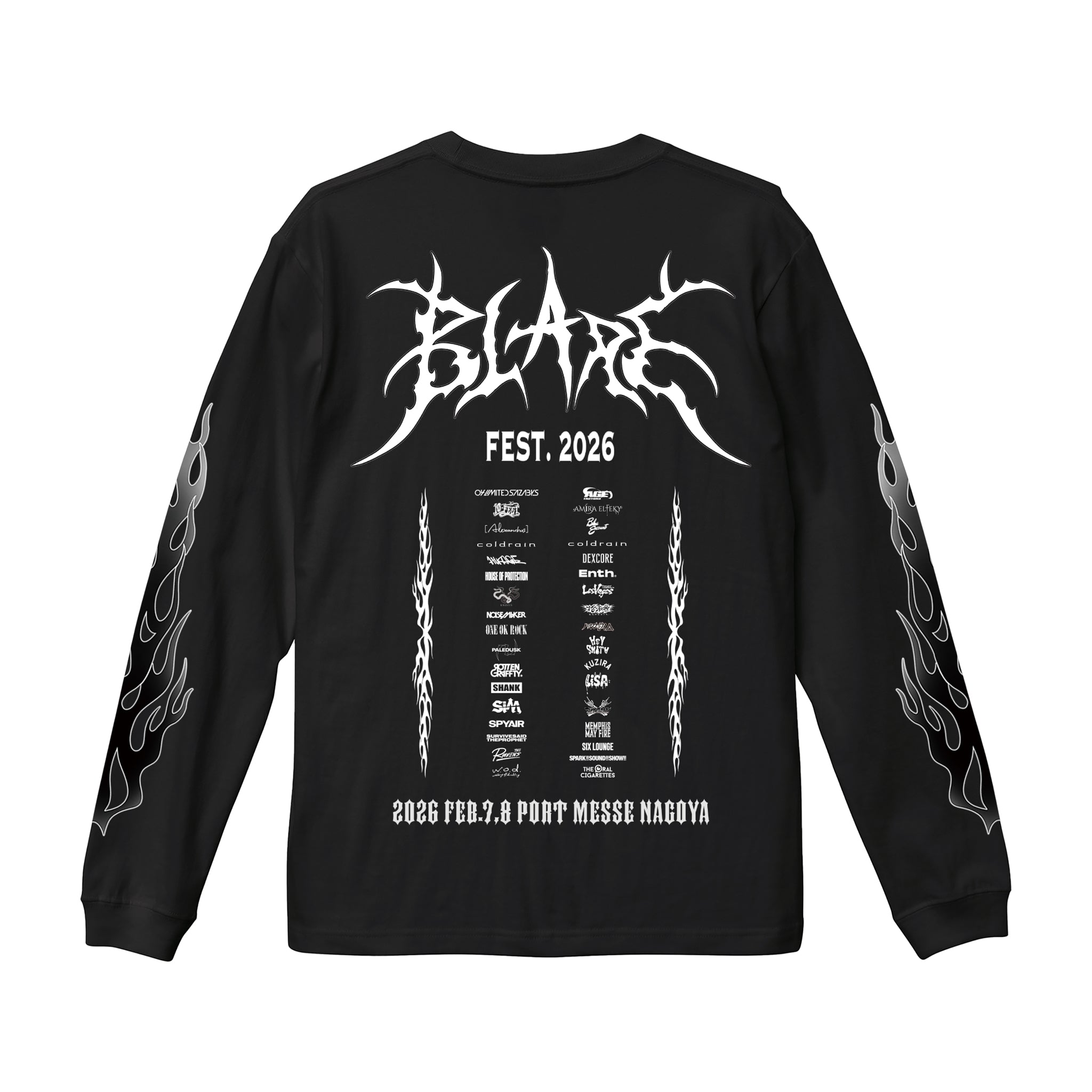 受注生産 】BLARE FEST. 2026 LONG SLEEVE【4】（予約） – coldrain.jp