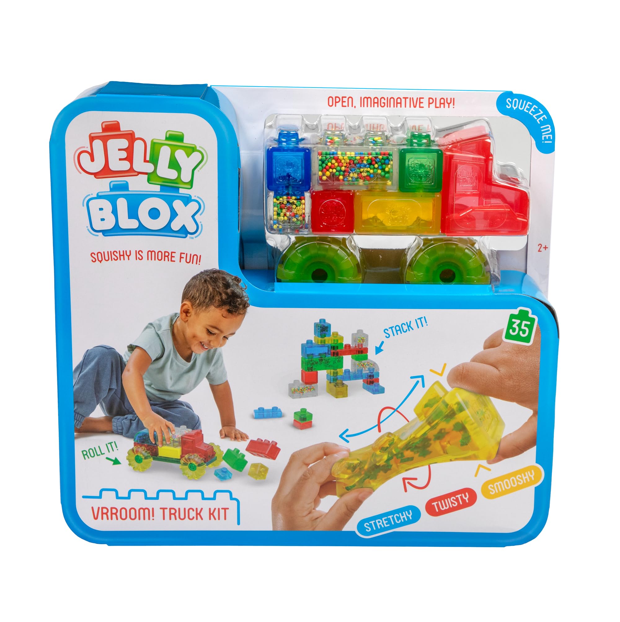 Goliath Jelly Blox Vrooom! Truck Kit | Includes 35 Blocks