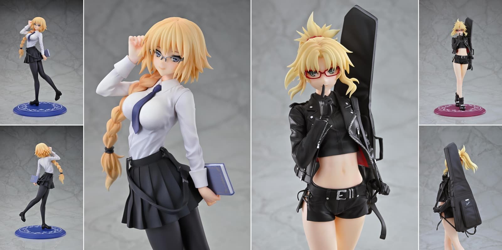 Fate/Apocrypha コラボ眼鏡姿のジャンヌ・ダルクとモードレッド 立体化!