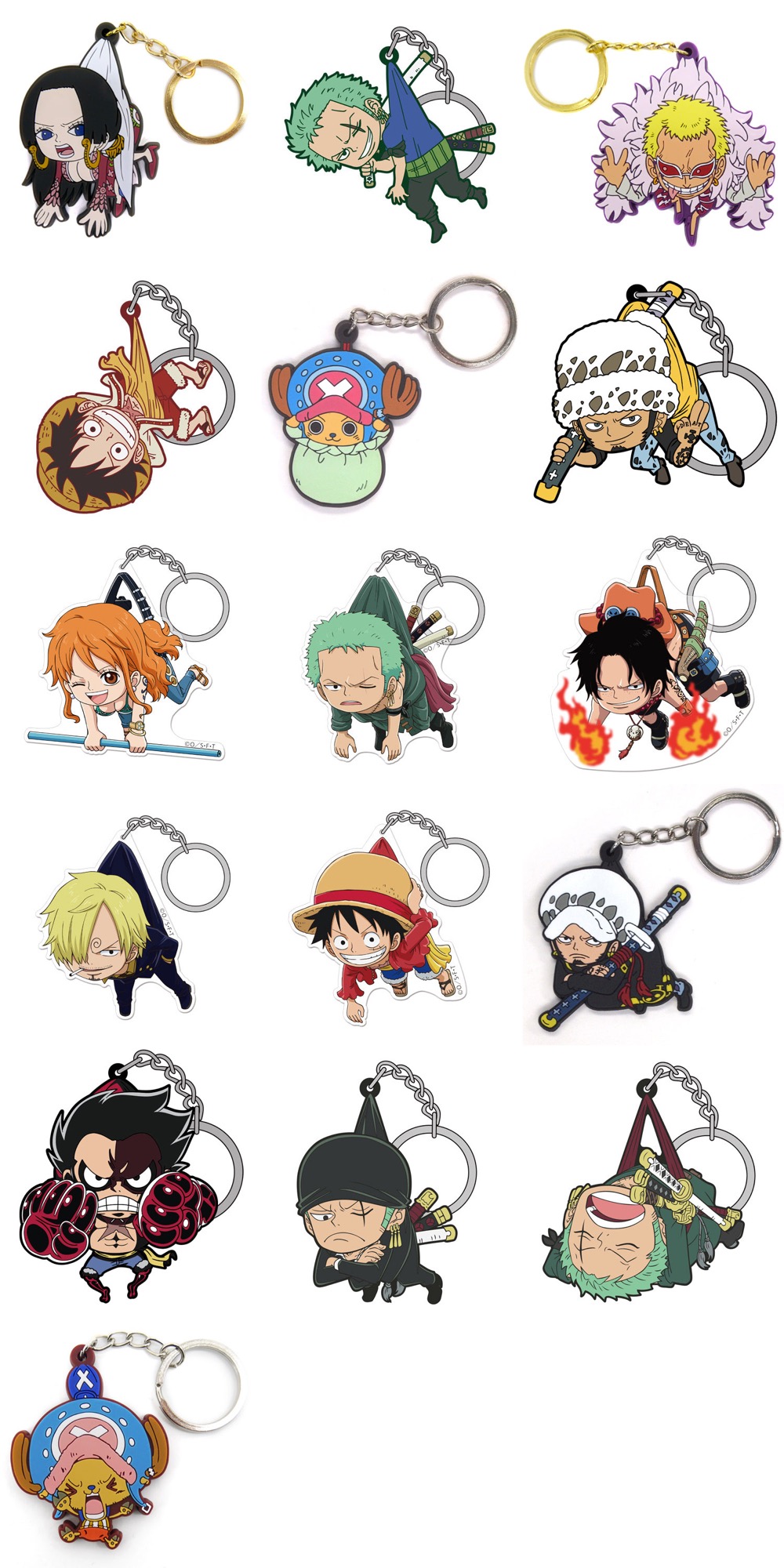 ワンピース ルフィ・ゾロ・ナミ達の“つままれキーホルダー”など7月発売!