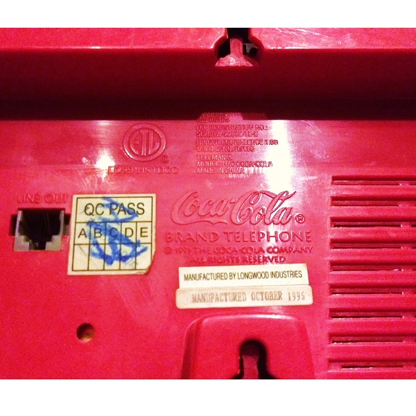 1995 Coca-Cola Disc Telephone | Best Advertiser Collectibles