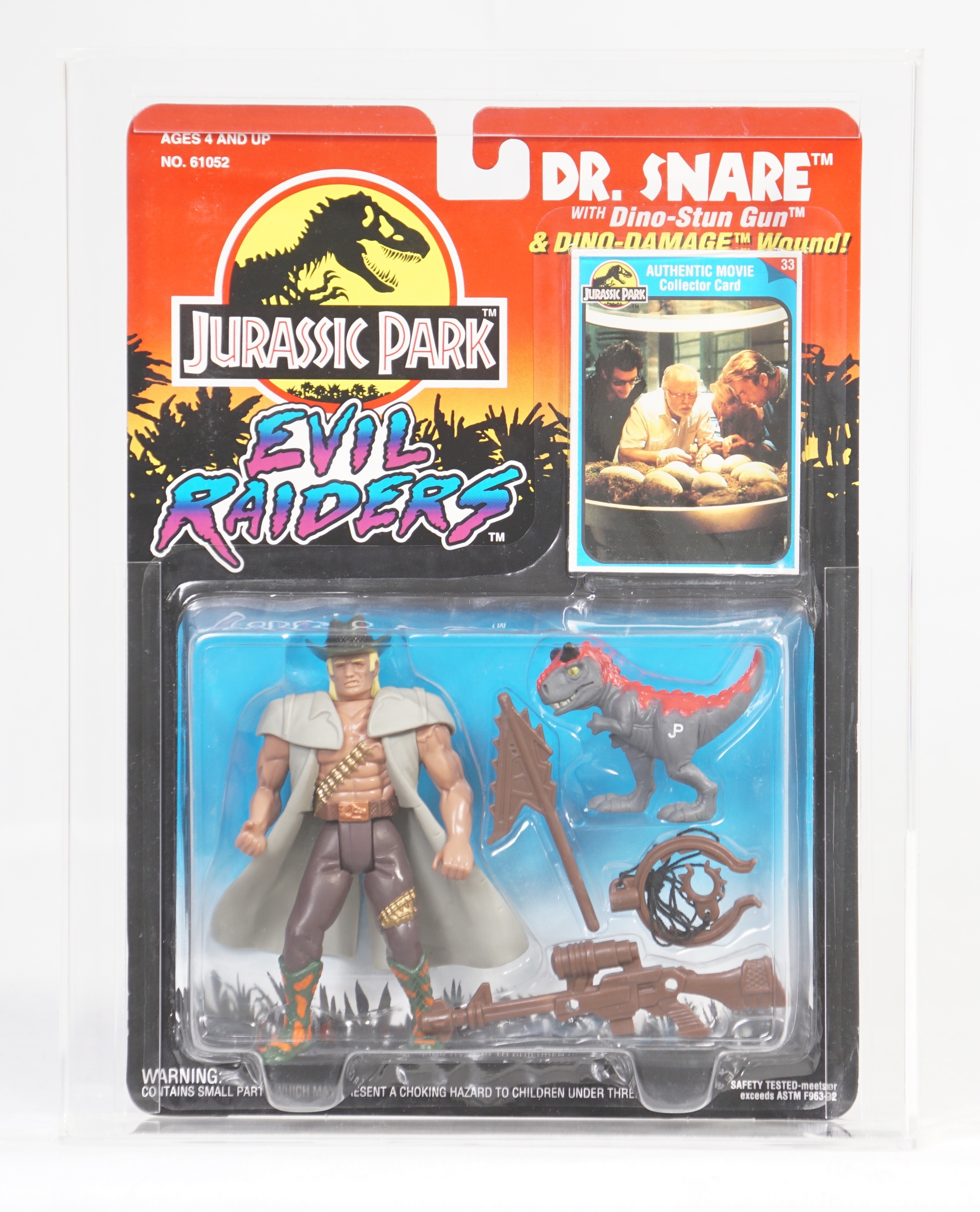 1994 Kenner Jurassic Park Carded Action Figure - Dr. Snare