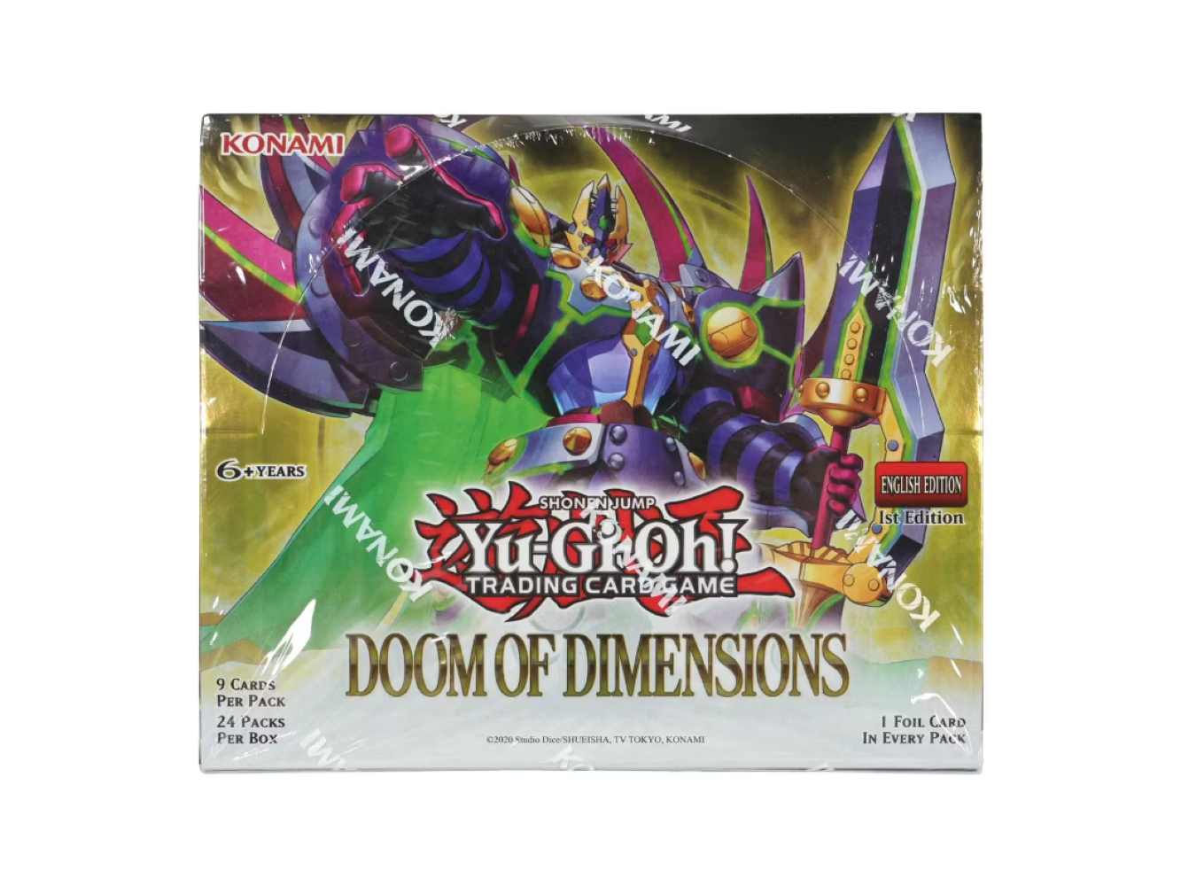 遊戯王OCG DOOM OF DIMENSIONS 33ボックス 未開封