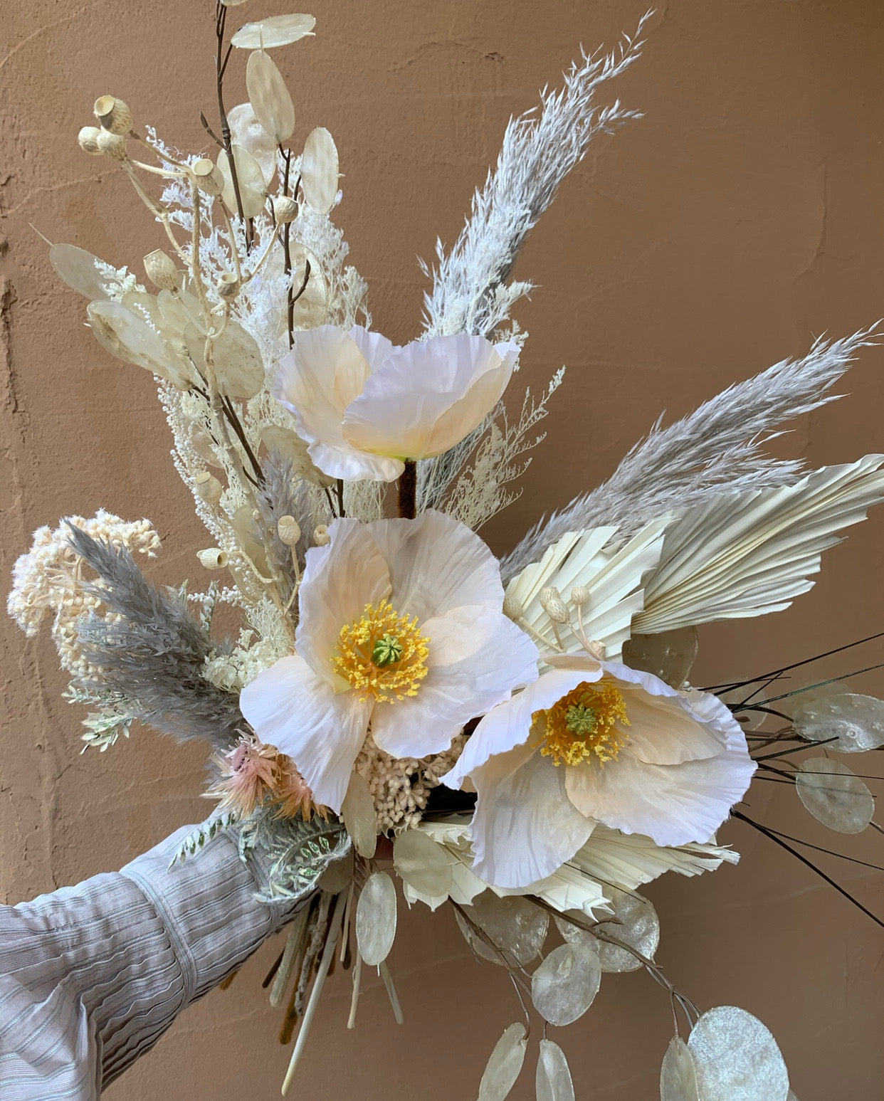 造花・ドライフラワー】ブーケ・ブートニアセット(オーダー可) 【結婚