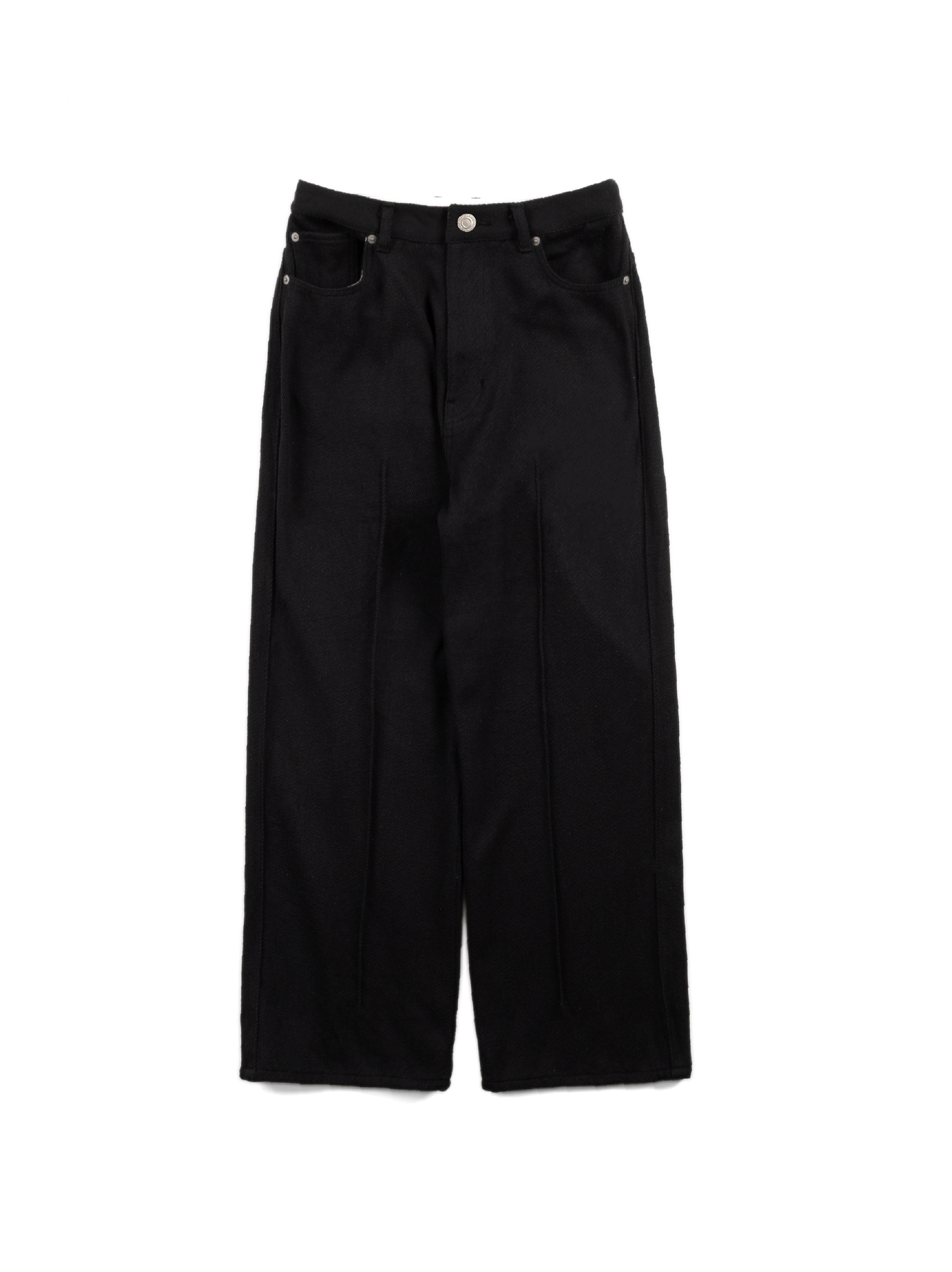 SILK NEP DENIM PANTS for WOMEN｜BLACK – Cornier