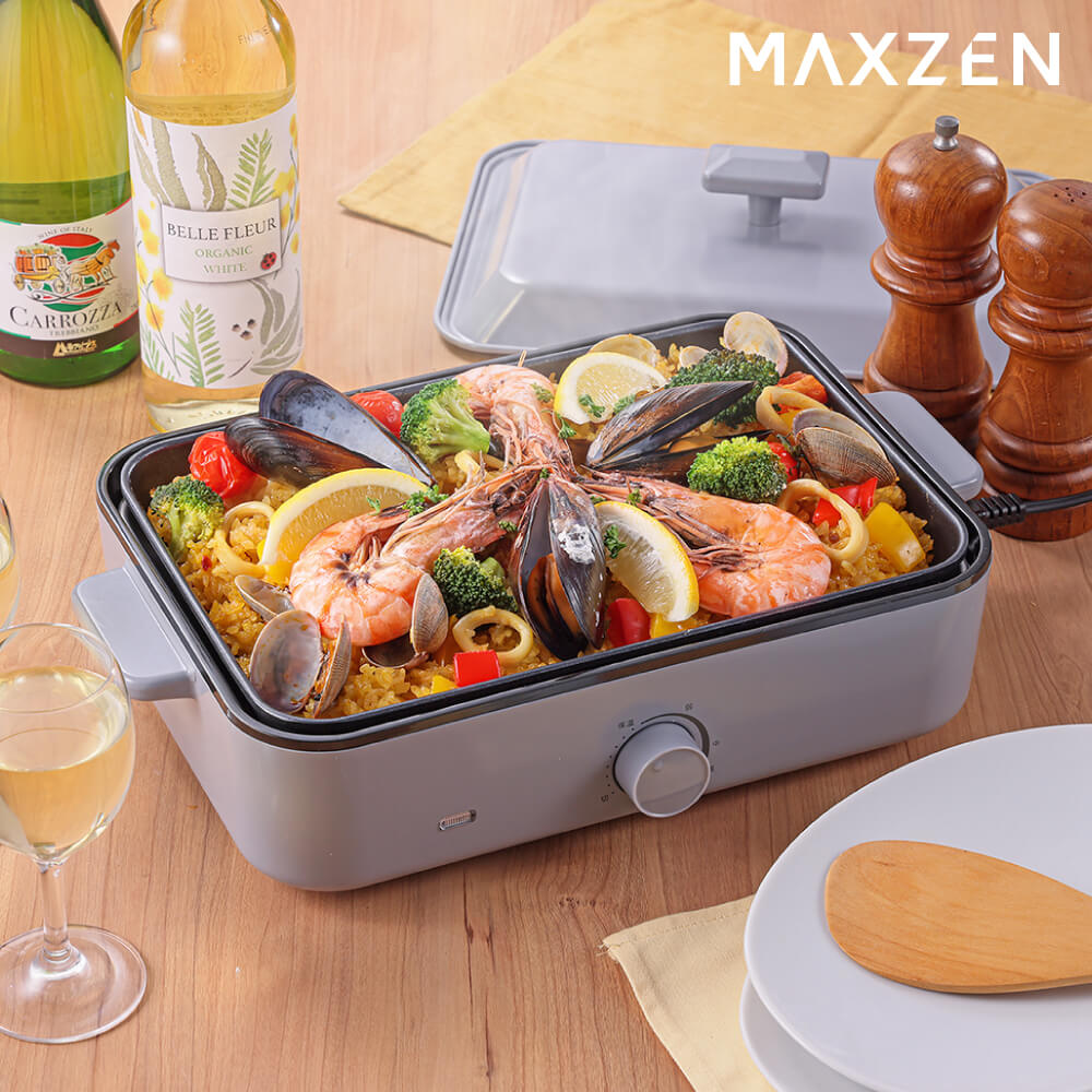 2種類のプレートでたこ焼きも作れる！オシャレでお手軽なコンパクト