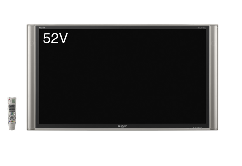 地上・BS・110度CSデジタルハイビジョン液晶テレビ“AQUOS”<LC-52GX3W