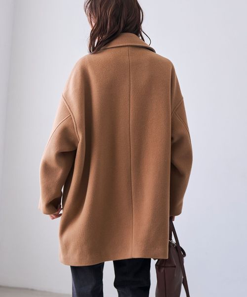 ≪VERY11月号掲載≫【RONEL】2wayカラーウールコート