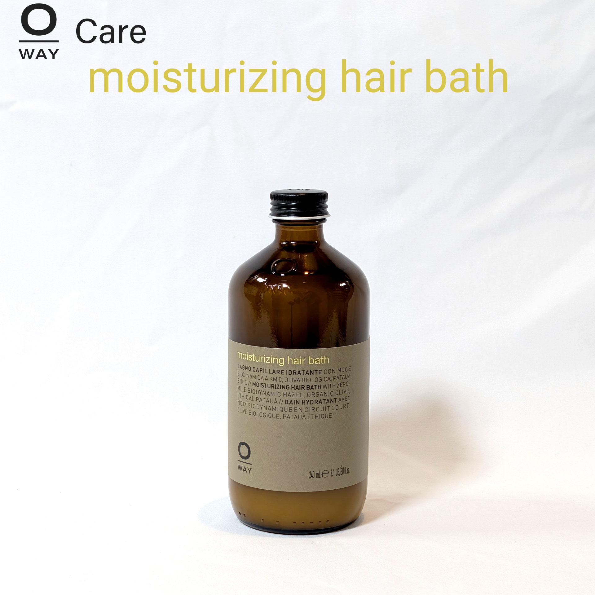 モイストヘアバス/OWAYオーウェイ｜天然成分潤いシャンプー｜owls cosme