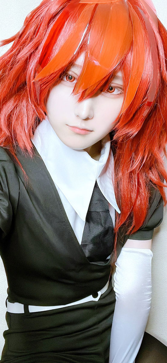 コスプレイヤーEVA『宝石の国』パパラチアウィッグはふかしにした超