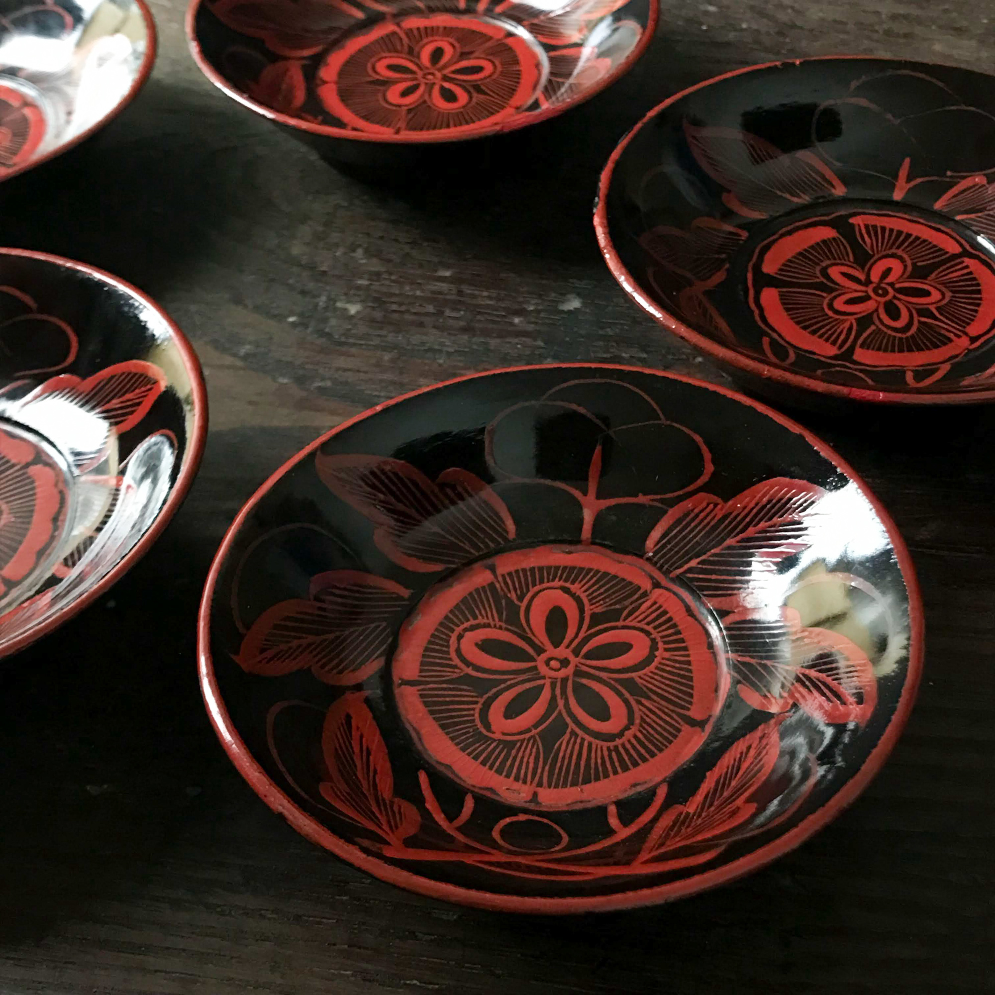 木工芸 :: 漆器 :: 吉野塗 漆器 小皿 | COTTOU.JP 骨董の通販