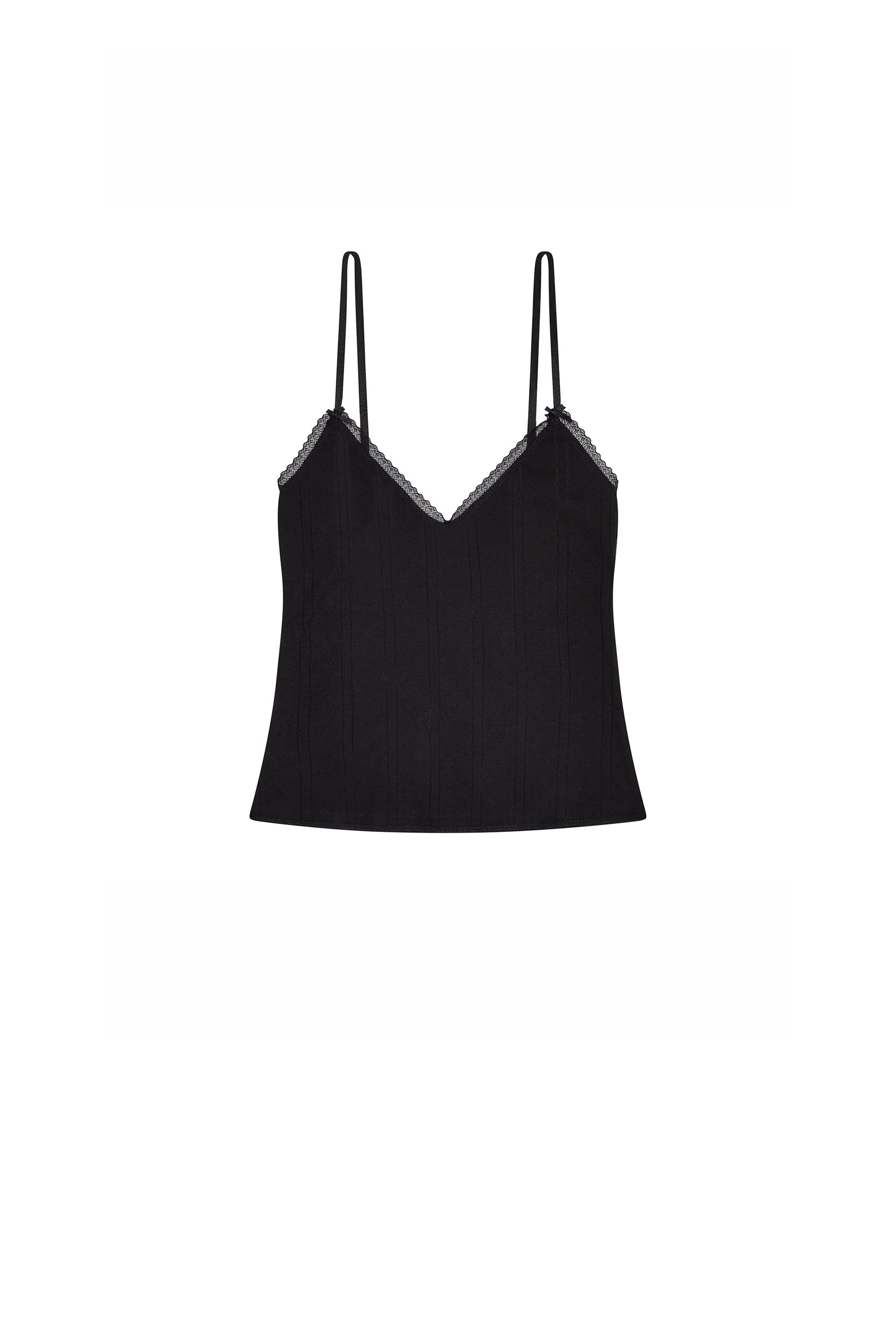 The Long Cami Black – Cou Cou Intimates