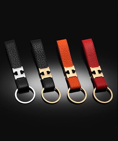 hermes キーリング エルメス キーホルダー 金属製/レザー 本革