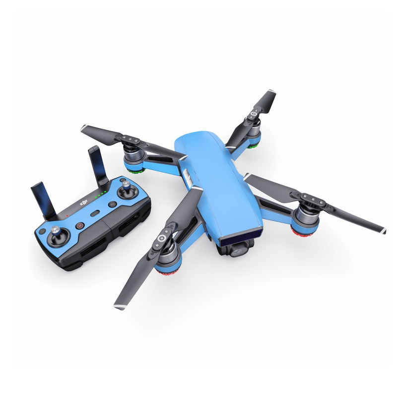 Solid State Blue DJI Spark Skin | iStyles