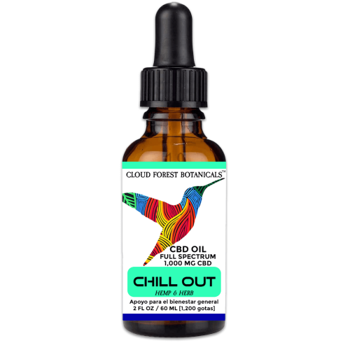 Chill Out 1000 CBD Tincture - Cloud Forest Botanicals