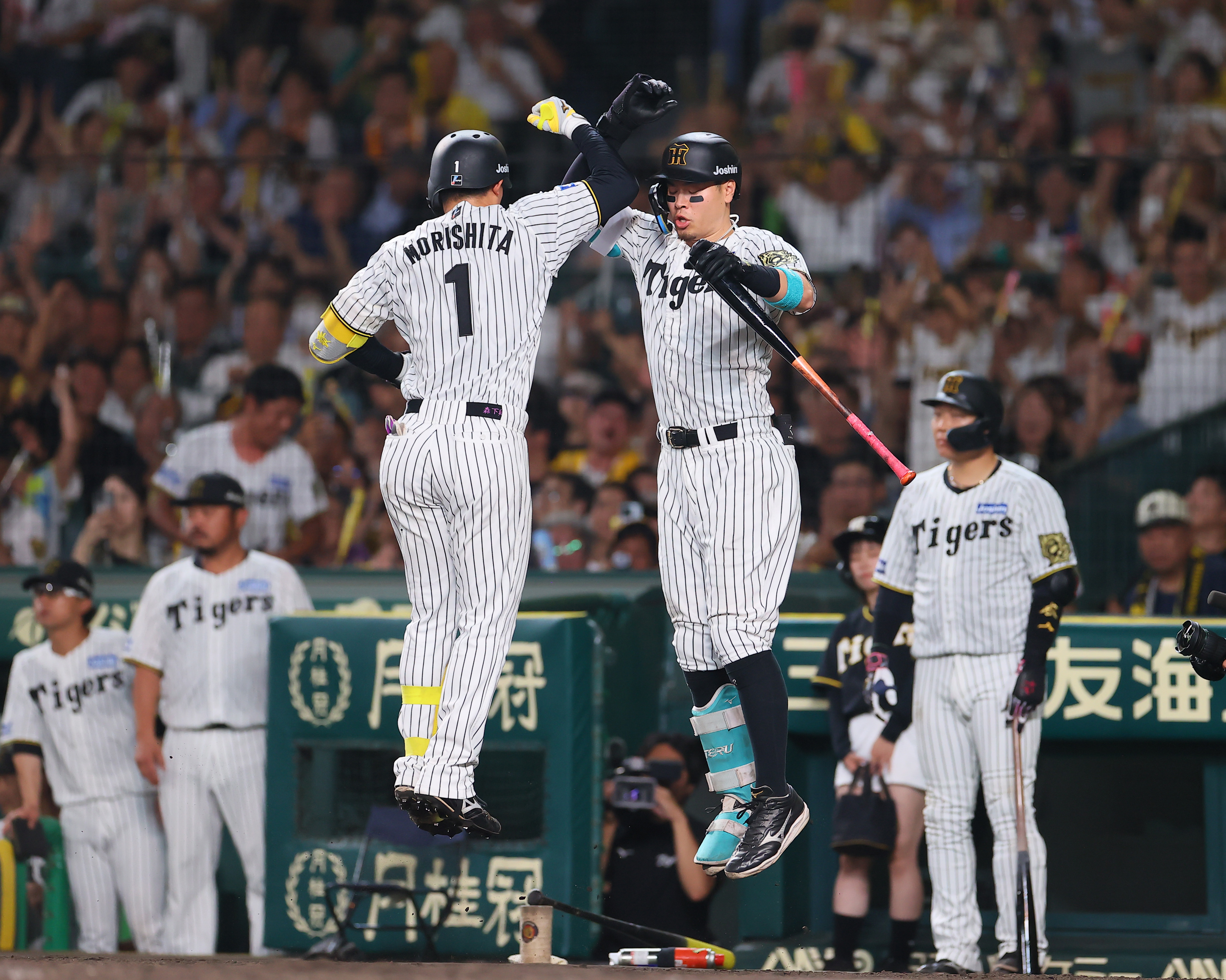 阪神・森下翔太＆佐藤輝明が29日ぶりの甲子園でアベック弾 帰還