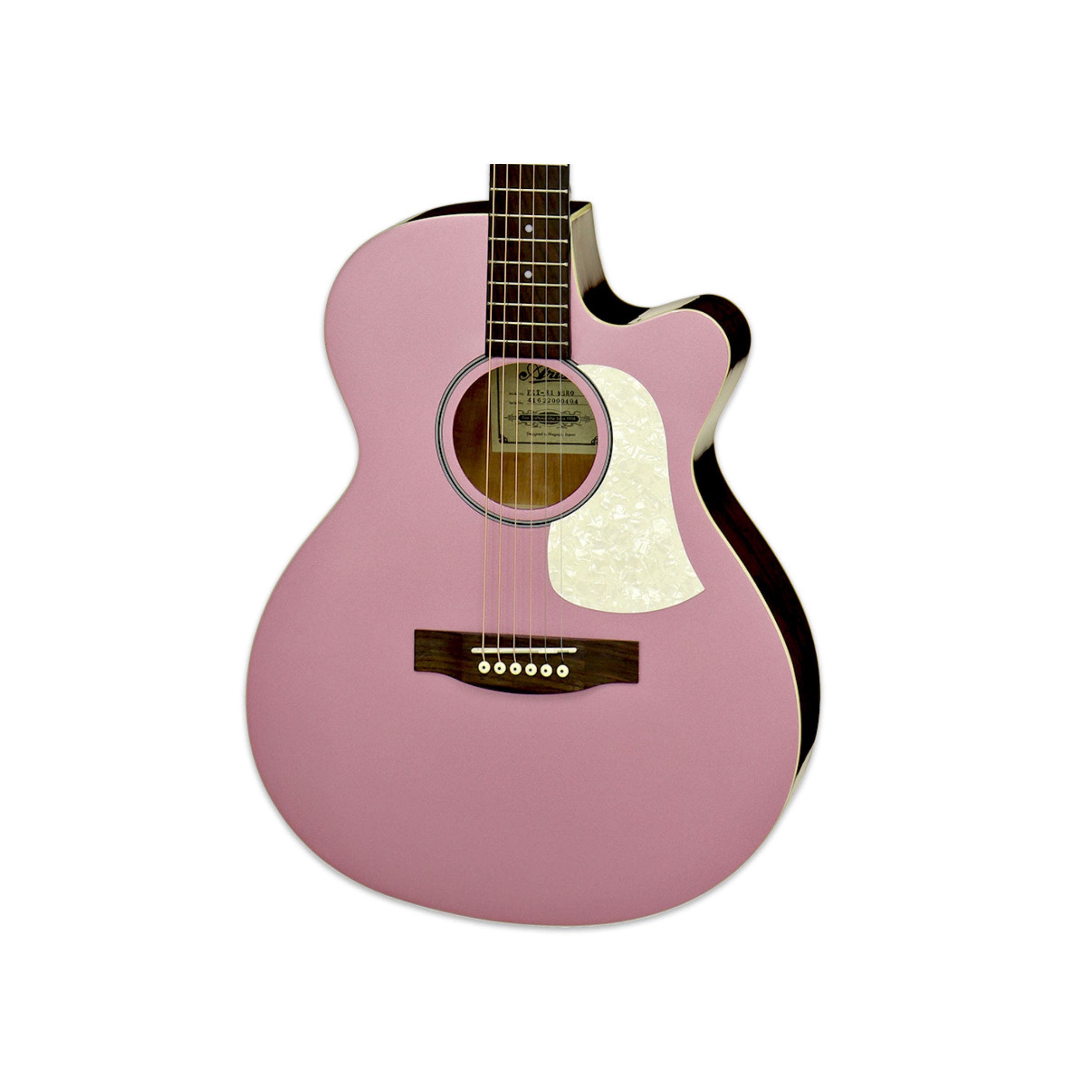 ARIA FET-R1 MISTY ROSE CUTAWAY ELECTRIC ACOUSTIC CONCERT GUITAR
