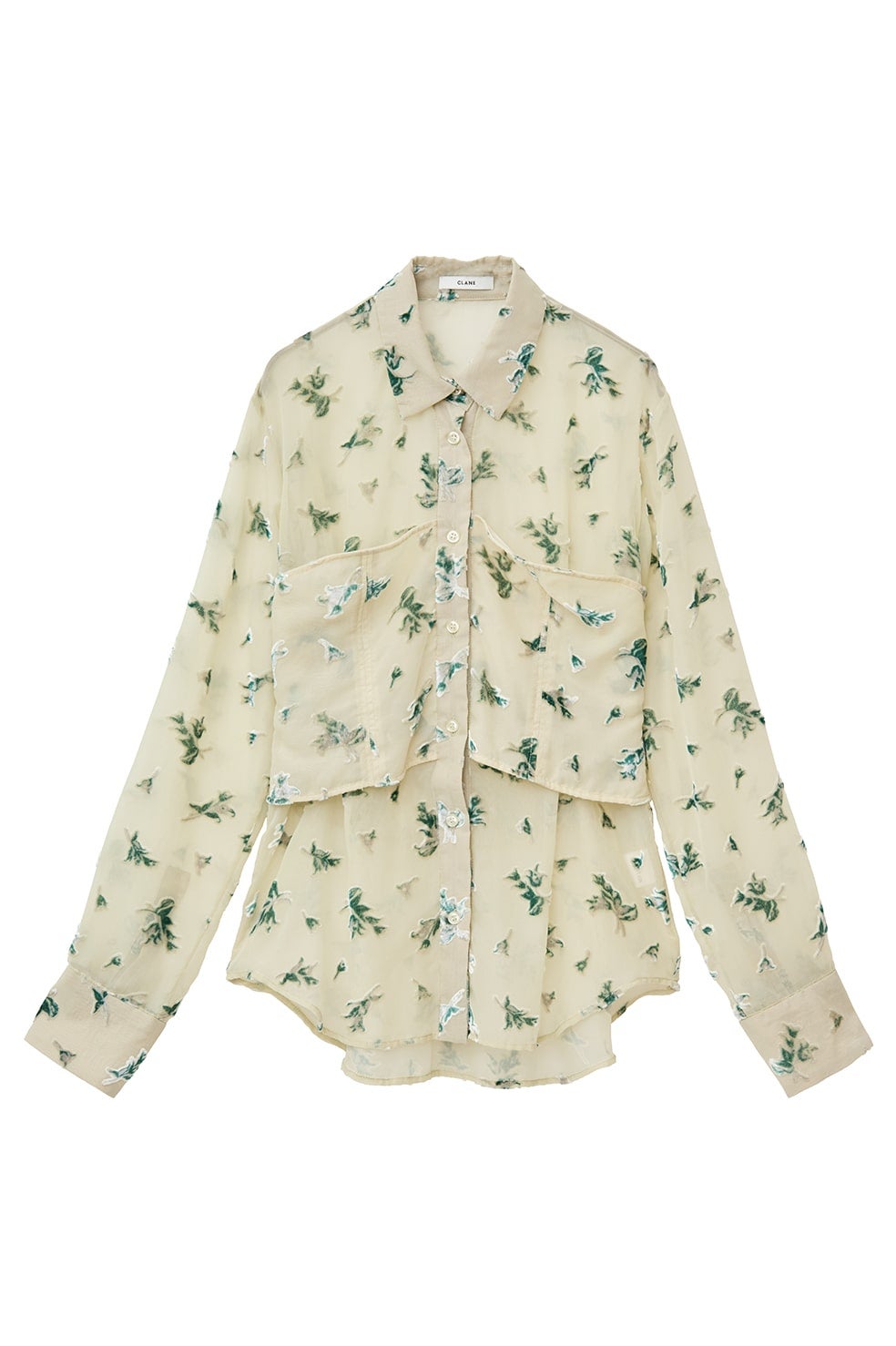 FLOWER OPAL BUSTIER SHIRTS｜TOPS(トップス)｜CLANE OFFICIAL ONLINE