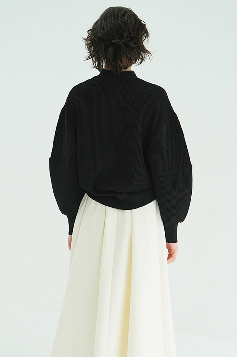 CURVED SLEEVE KNIT CARDIGAN｜TOPS(トップス)｜CLANE OFFICIAL ONLINE