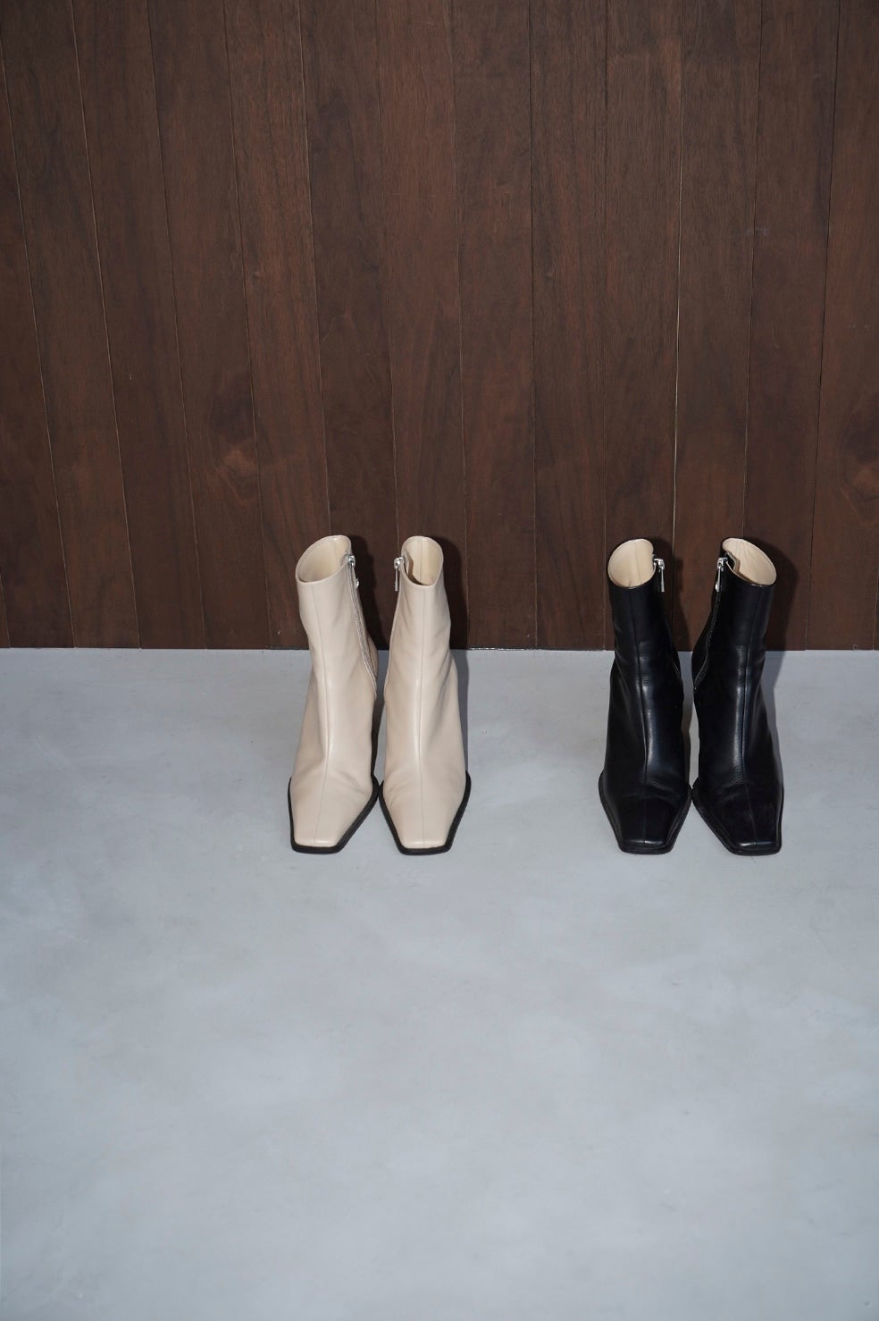 SQUARE EDGE SHORT BOOTS｜BAG/SHOES(バッグ/シューズ)｜CLANE