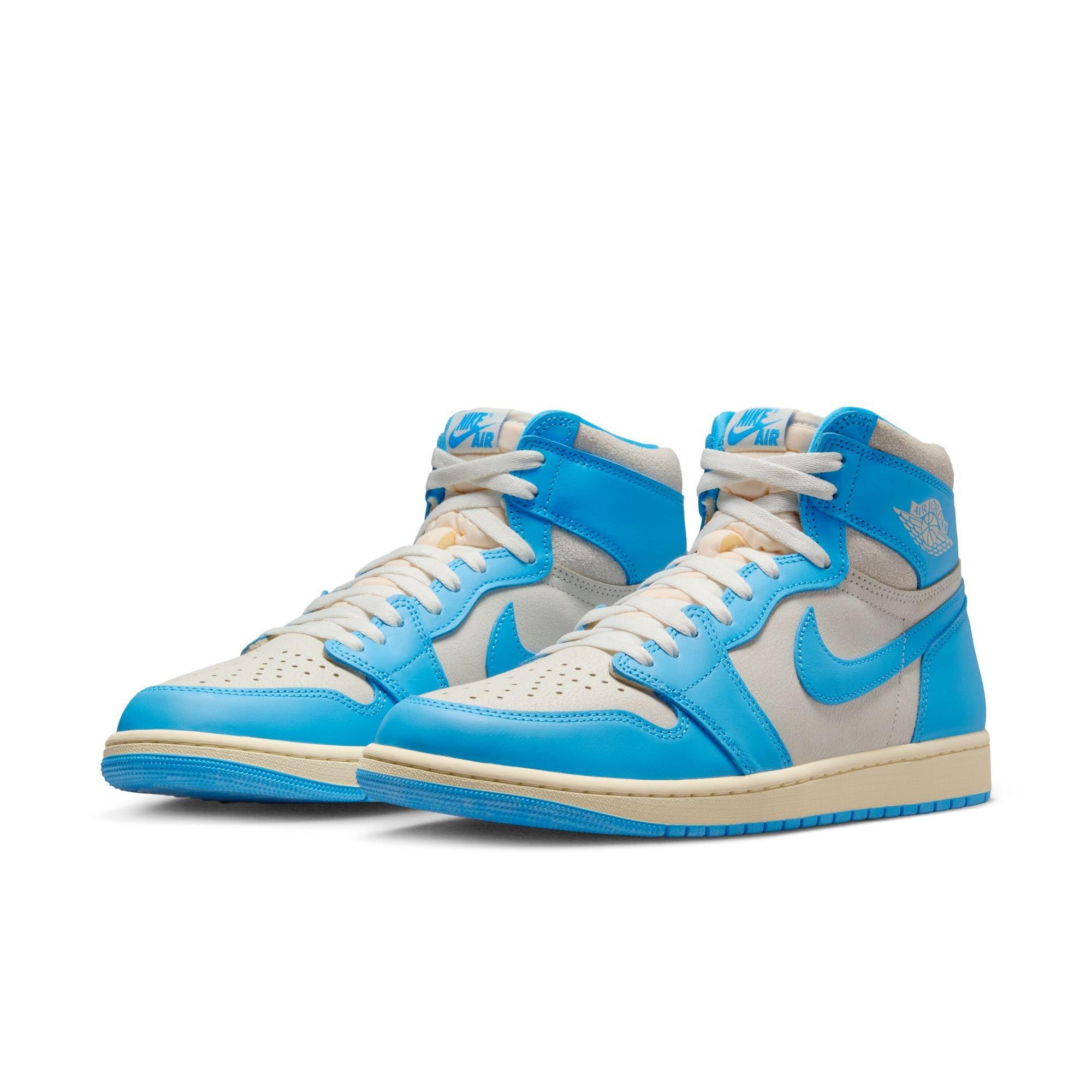 Blue White Retro High OG Sneaker UNC Reimagined | Hibbett
