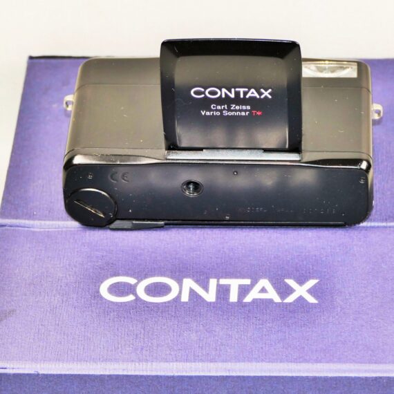Contax TVS III Black camera W/30-60mm built in lens, sold with