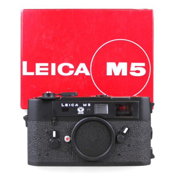 Leica M5 “50 Jahre” Anniversary black 35mm classic camera with
