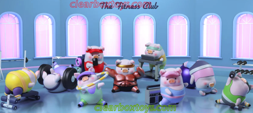 LuLu the Piggy The Fitness Club series - Clear Box Toys