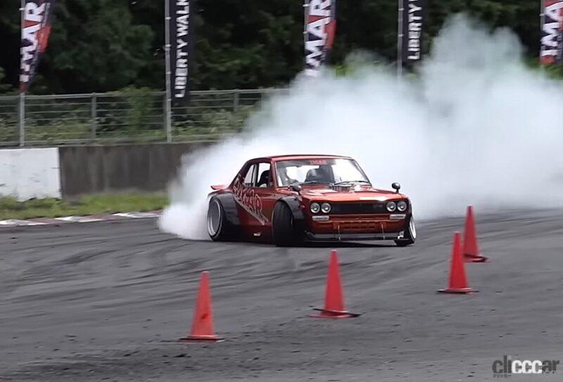 タイヤがもうない」旧車ハコスカにV8エンジンをブチ込み谷口信輝が見事