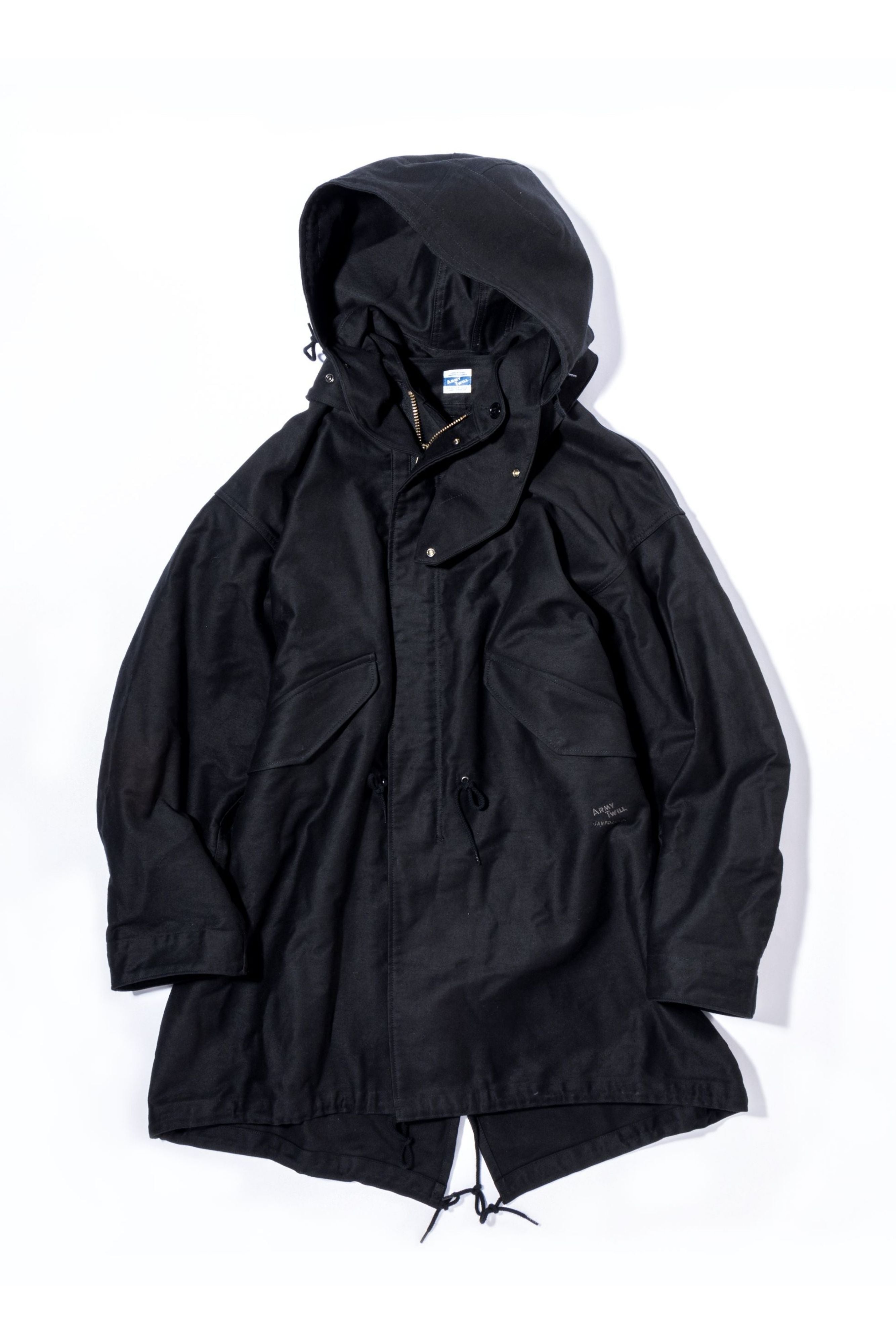 ARMY TWILL × 2nd ブラックモールスキン モッズコート – CLUB 2nd
