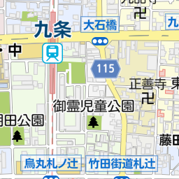 京都駅（京都市下京区/駅）の地図｜地図マピオン