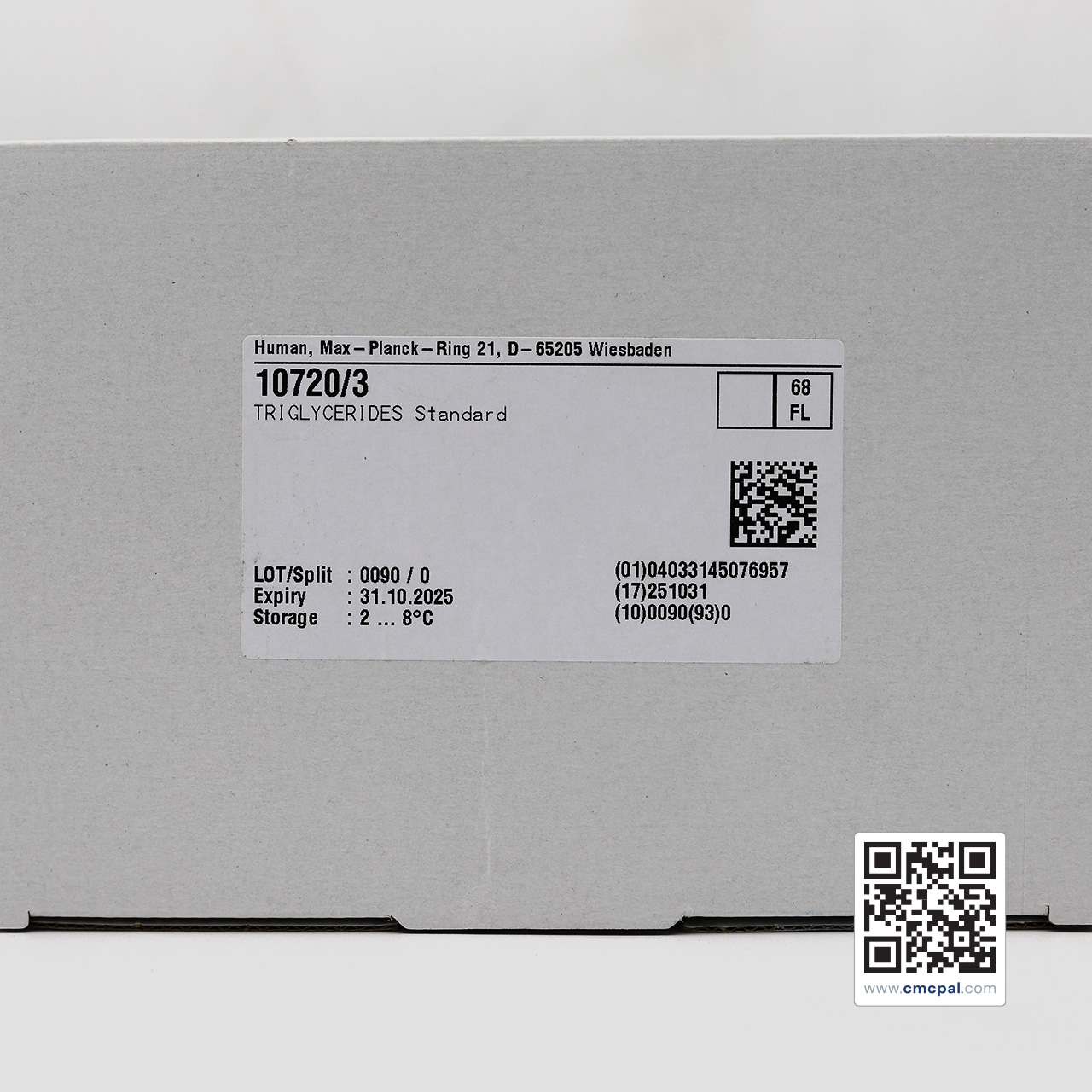 TRIGLYCERIDES Standard / REF: 10720/3 – CMC