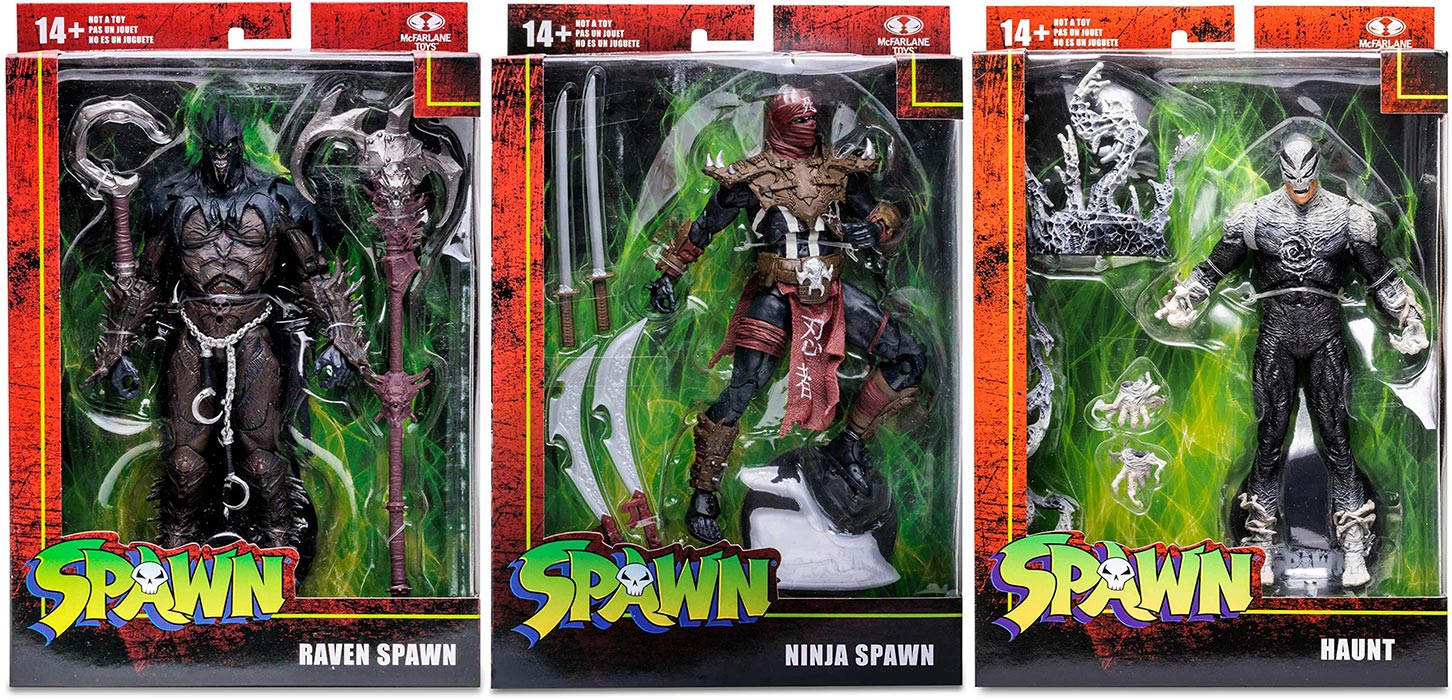 Spawn 7 Inch Action Figure Wave 3 - Set of 3 (Haunt - Ninja
