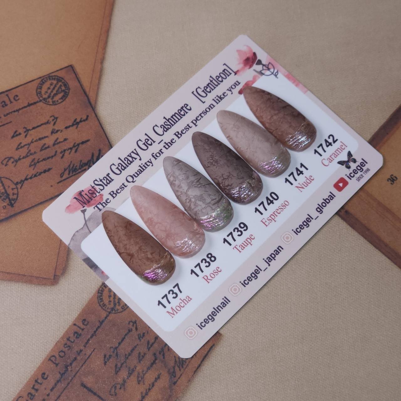 ICEGEL GENTLEON ミストスターギャラクシージェル_カシミヤ 6色セット