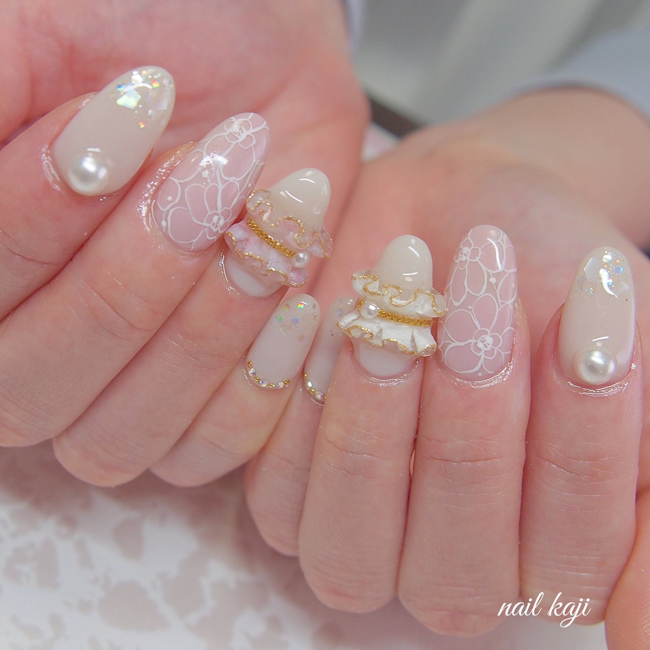 春/夏/ハンド/フラワー/3D - nailist kajiのネイルデザイン[No.6135041