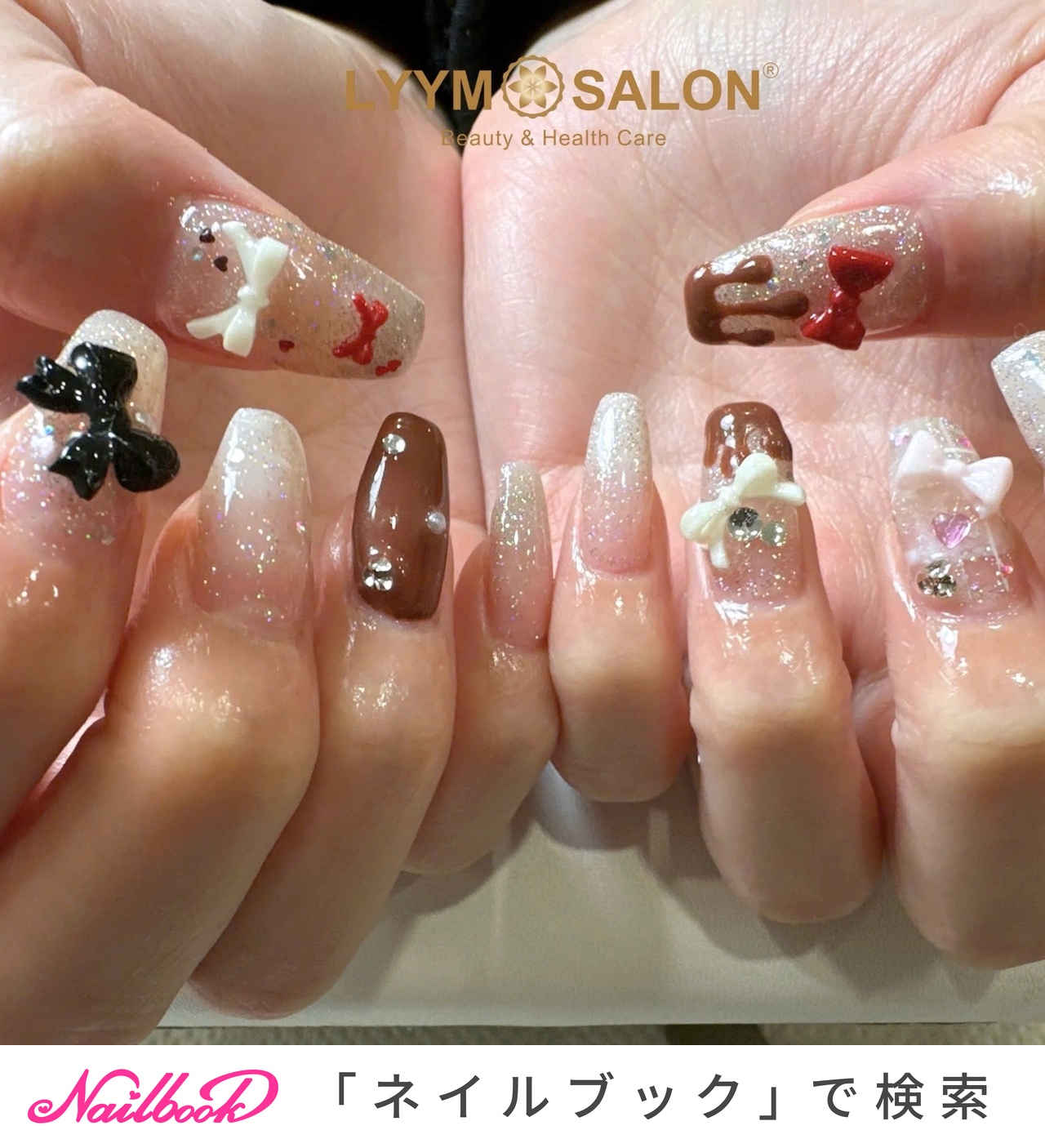 立体パーツのネイルデザイン｜ネイルブック