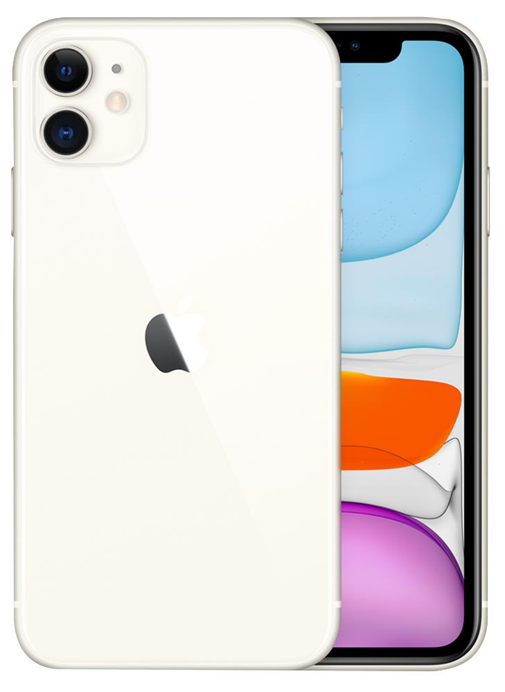 iPhone 11 128GB SIM Free, White - Apple | CPC