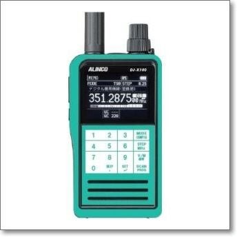 DJ-X100受信改造済みモデル『拡張裏コマンド＆デジタル秘話解析＆音声