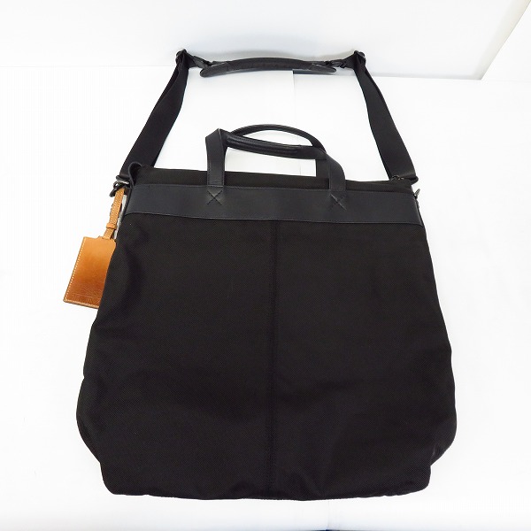 TUMI/トゥミ 2WAY レザー切り替え ヘルメットバッグ トート/ショルダー