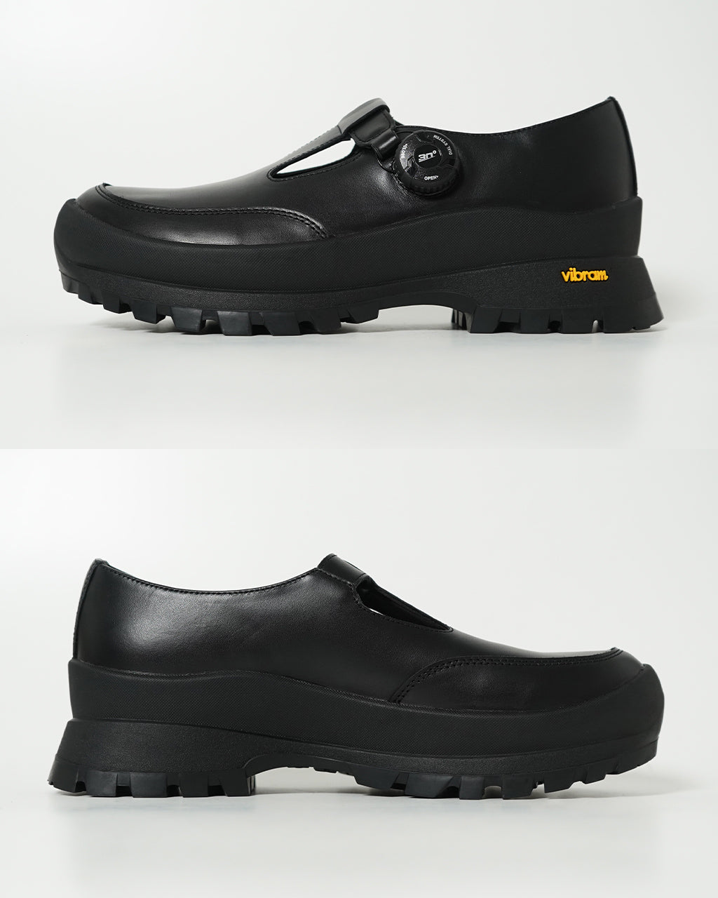 molle shoes レザーシューズ フリーロック Tストラップ シューズ F/L T