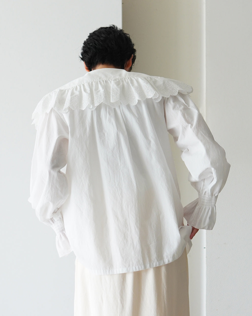 シンゾーン THE SHINZONE レースカラーブラウス レディース LACE