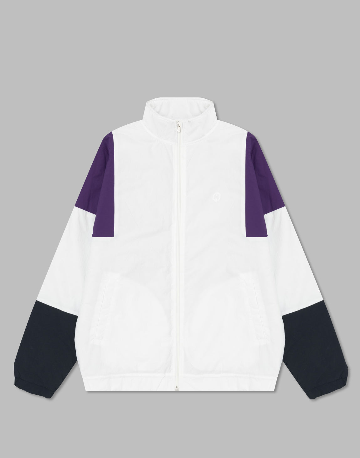 CRONOS BLACK STAND ZIP BLOUSON【WHITE】