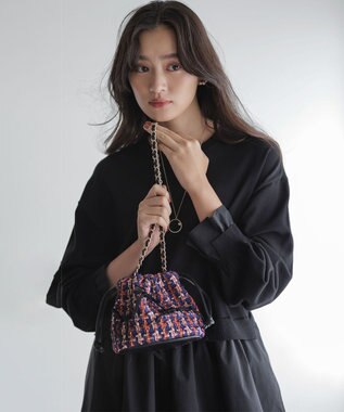 ツイードMINIドロスト バッグ / 組曲 | ファッション通販 【公式通販