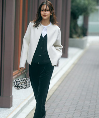 ウールリバー ショート ブルゾン / 23区 | ファッション通販 【公式