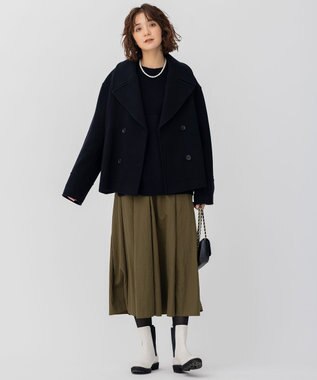 ヘリンボーン ショート ピーコート / 23区 | ファッション通販 【公式