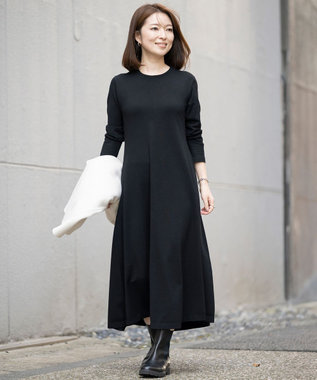 Sサイズ限定】ヴィスコースストレッチ フレアワンピース / 23区 S