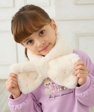 パール×リボンファーマフラー / ANY KIDS | ファッション通販 【公式