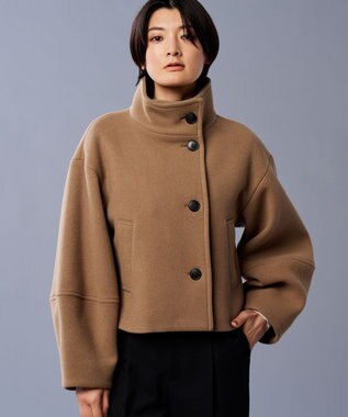 撥水】プルーフ メルトン スタンドネック コート（uncrave STANDARD