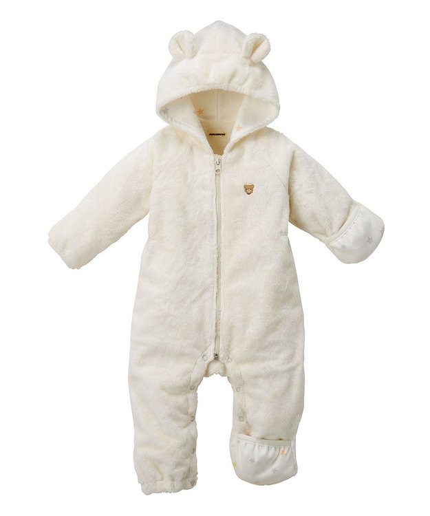 ミキハウス】【60-80cm】 マイクロファー カバーオール / MIKI HOUSE